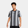 NSW Max 90 Stripe Mens Short Sleeve Shirt (White/Black/Blue)