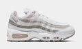 Air Max 95 Womens Running Shoes (White/Silt Red/Light Charcoal/Pearl Grey)