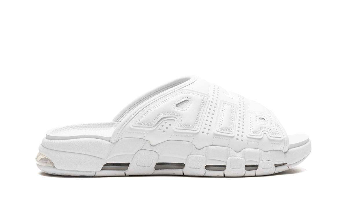 Nike More Uptempo Slide "Triple White" FD9884 101