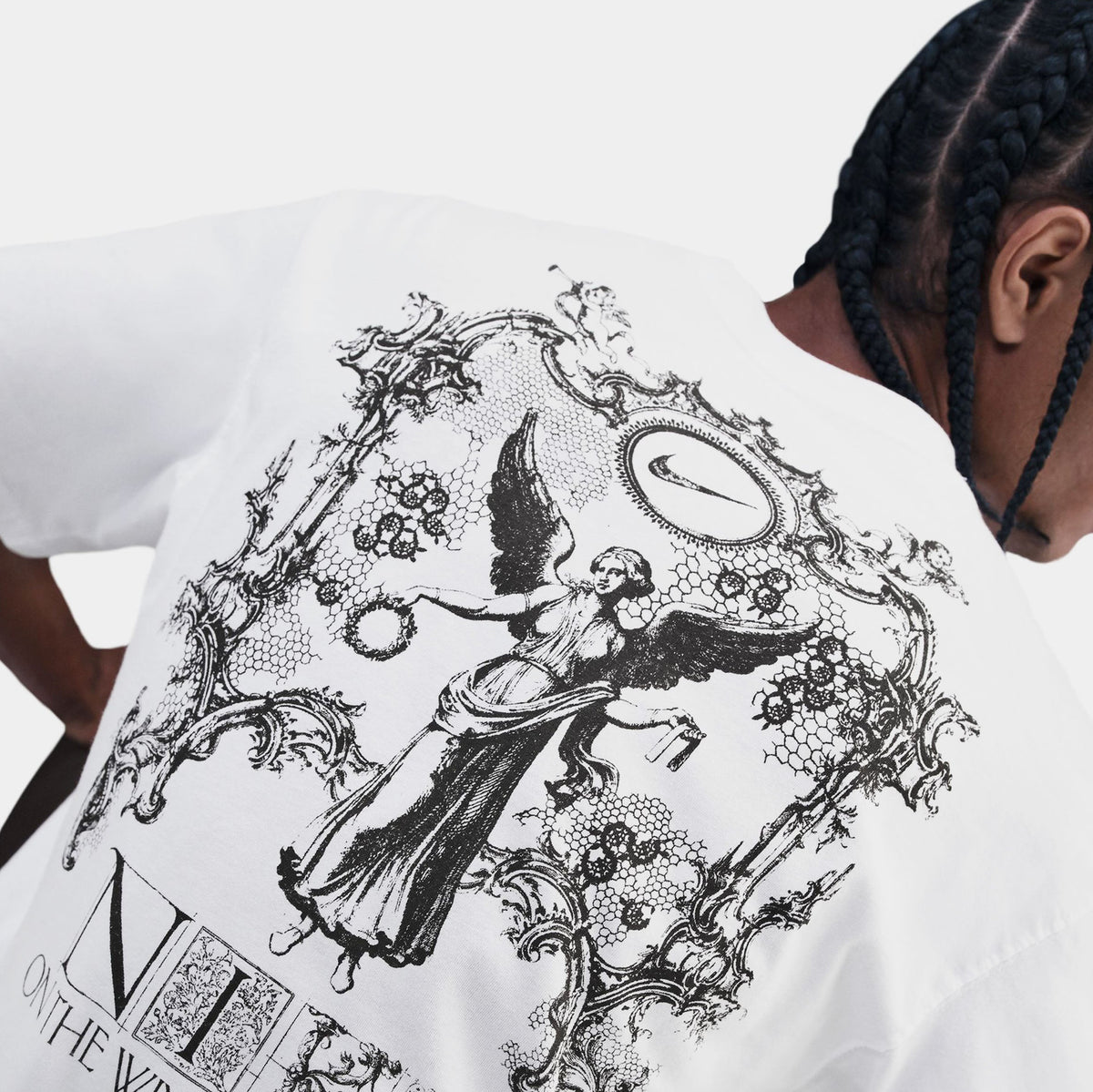 NSW Max 90 On The Wings Of Victory Mens Short Sleeve Shirt (White/Black)