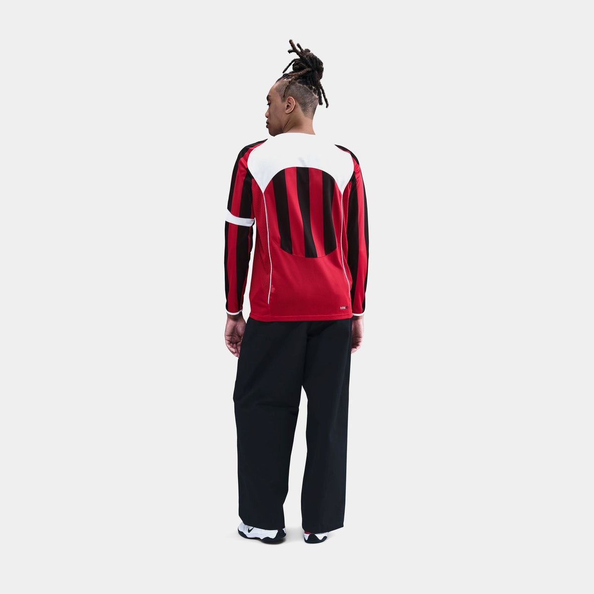 Total 90 Dri Fit Long Sleeve Mens Jersey (Gym Red/White/White/White)