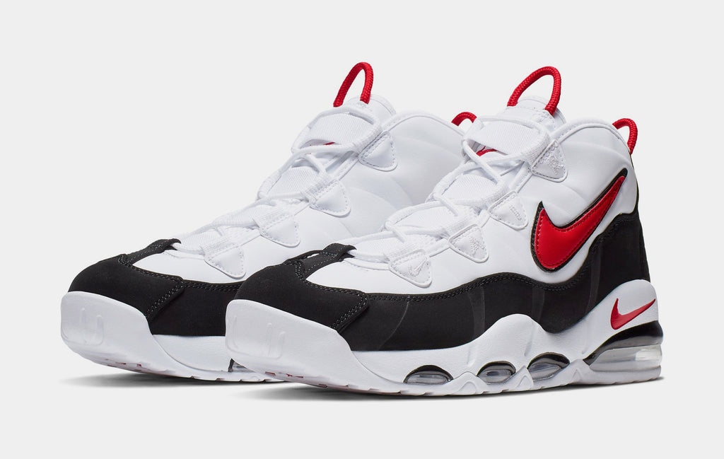 Air Max Uptempo 95 Mens Lifestyle Shoes (White/University Red/Black) Final Sale