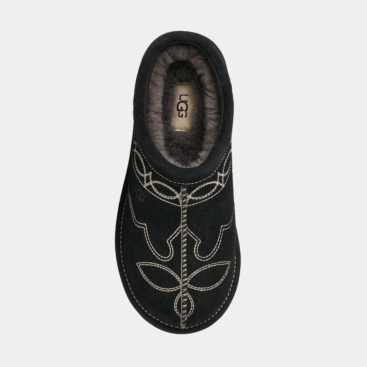 Tasman Western Slipper Womens Sandals (Black)