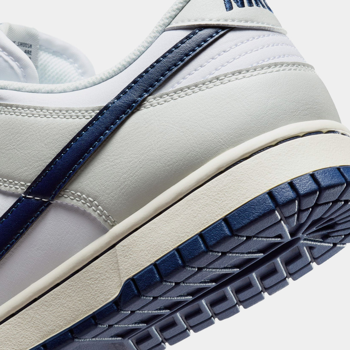 Dunk Low Mens Lifestyle Shoes (White/Midnight Navy/Photon Dust)
