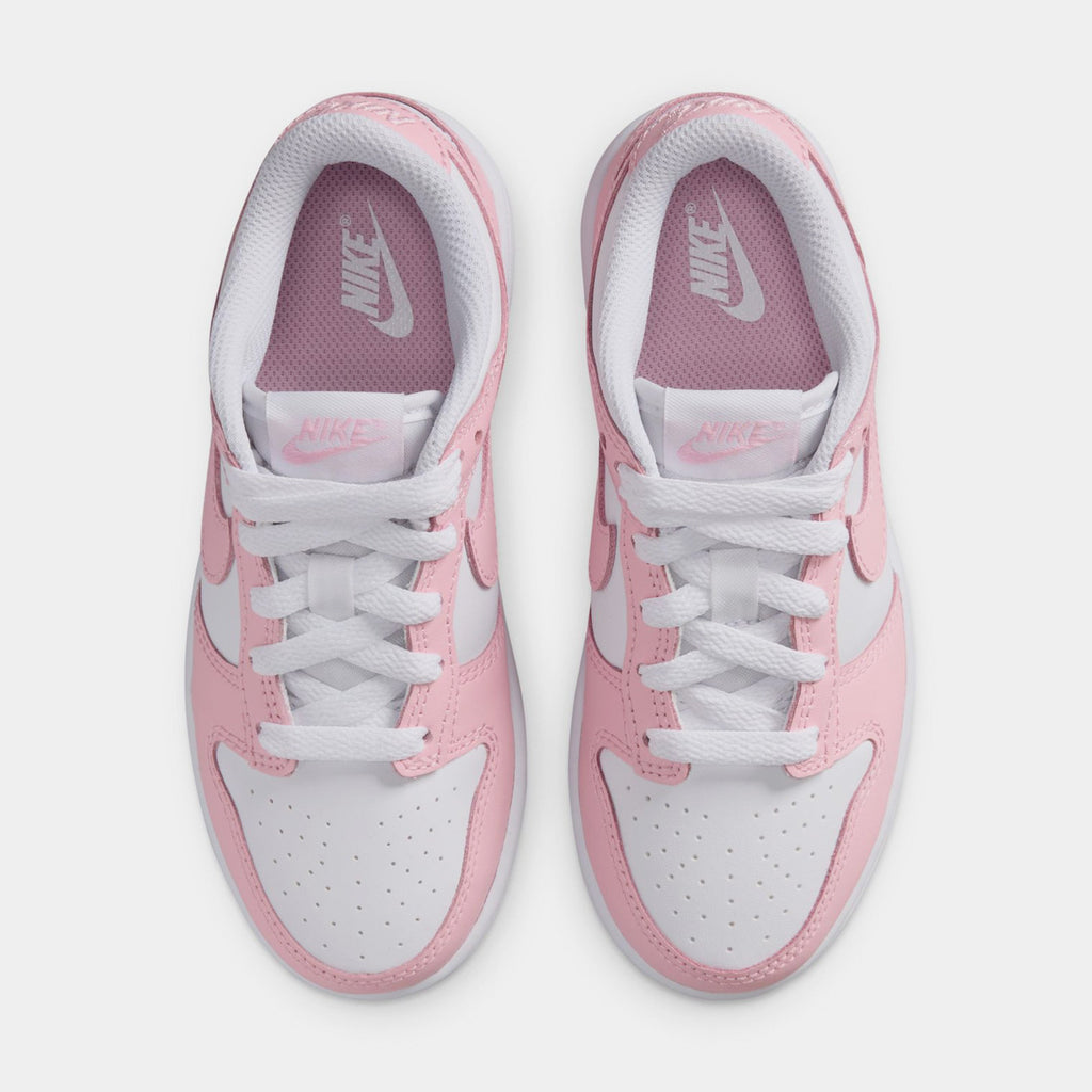 Dunk Low Preschool Lifestyle Shoes (Laser Fuchsia/White/Laser Fuchsia)