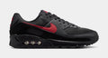 Air Max 90 Mens Running Shoes (Black/Tough Red)