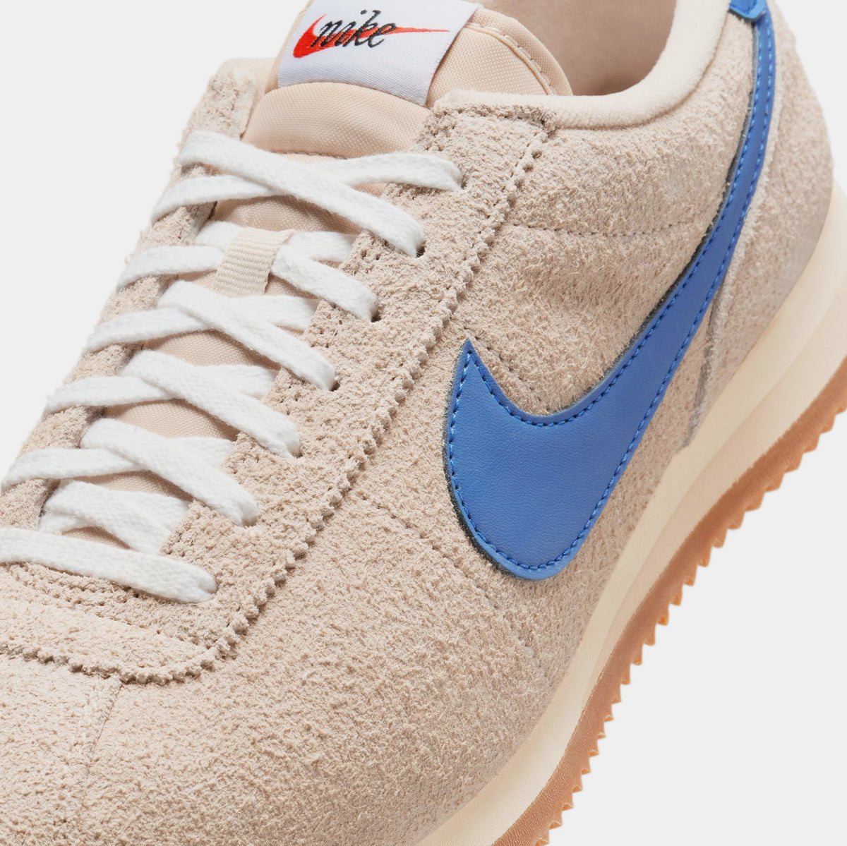 Cortez Vintage Suede Sanddrift Game Royal Womens Running Shoes (Sanddrift/Game Royal)