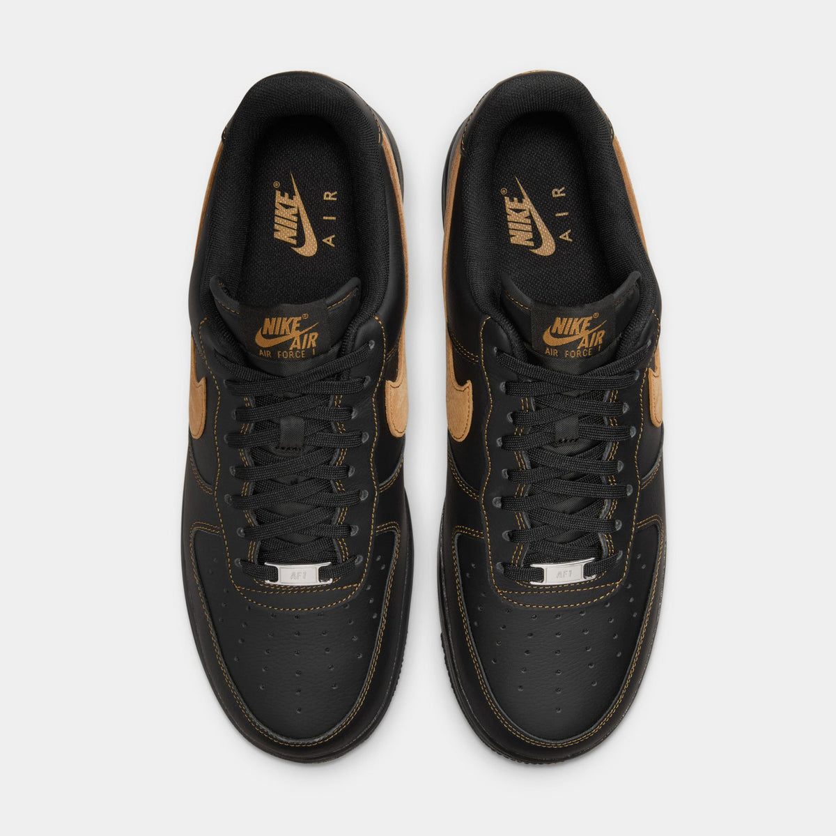Air Force 1'07 LV8 Mens Lifestyle Shoes (Black/Desert Ochre)