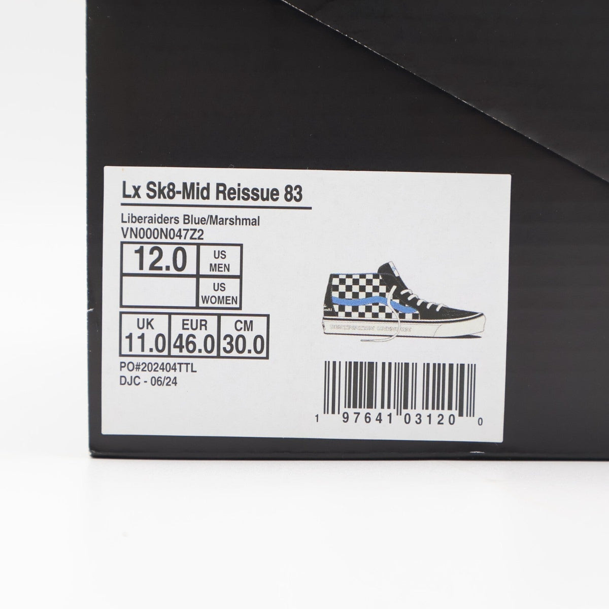 VN000N047Z2 Liberaiders Vans LX Slip-On Reissue 98 Checkerboard Blue (Men's)
