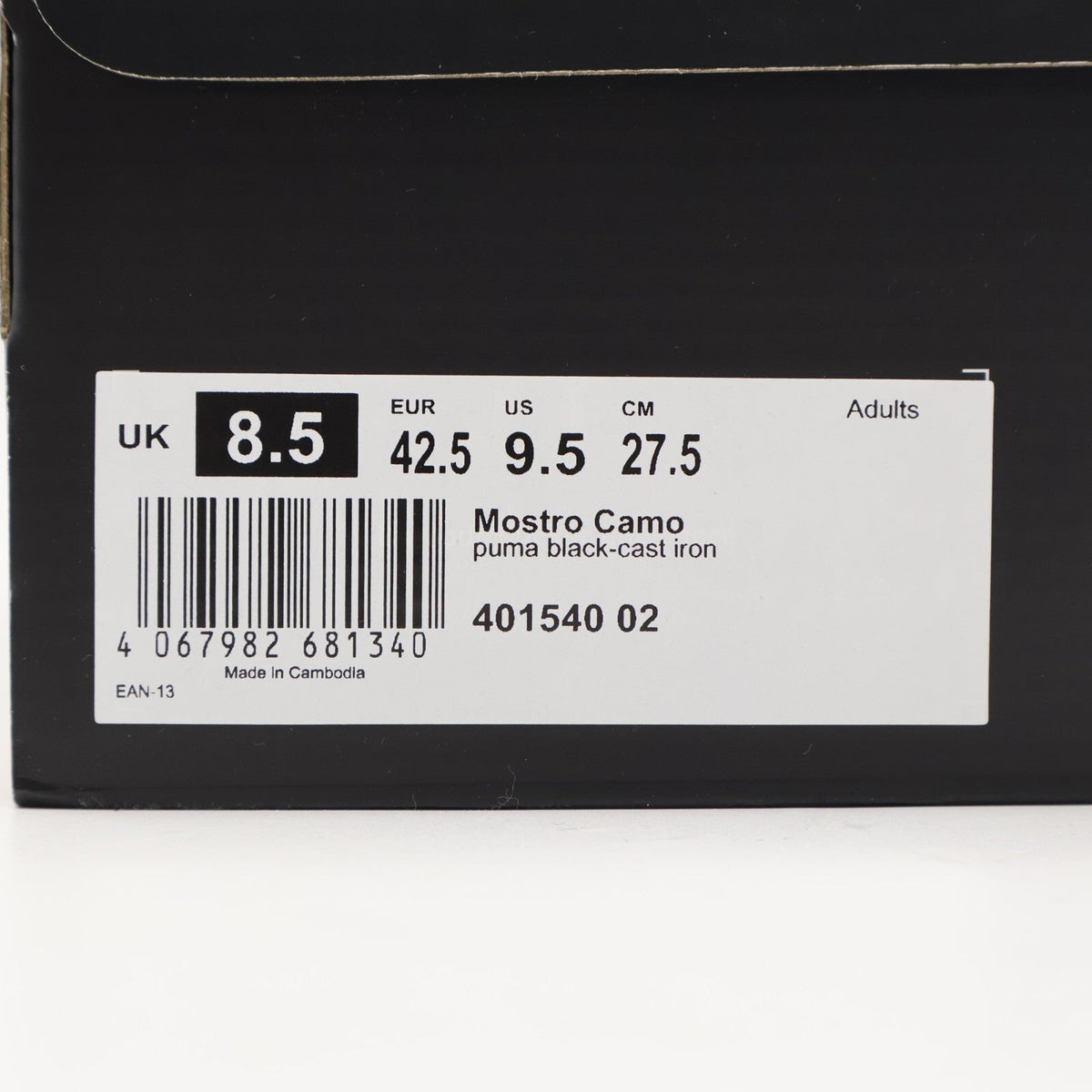 401540-02 Puma Mostro Camo Puma Black Cast Iron (Men's)
