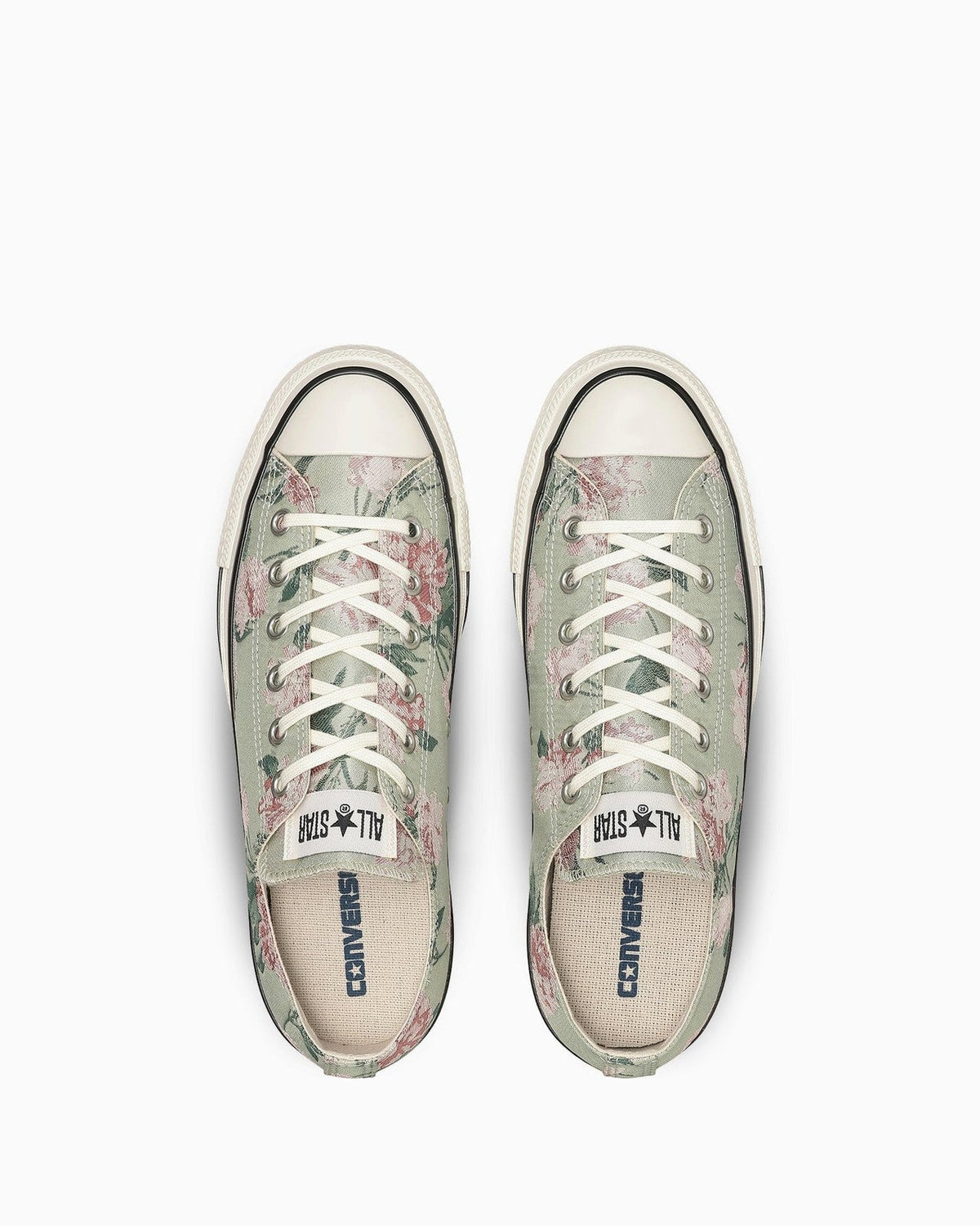 31318091 Converse All Star Aged FJ OX Smoky GreenClassic Pink (Men's)