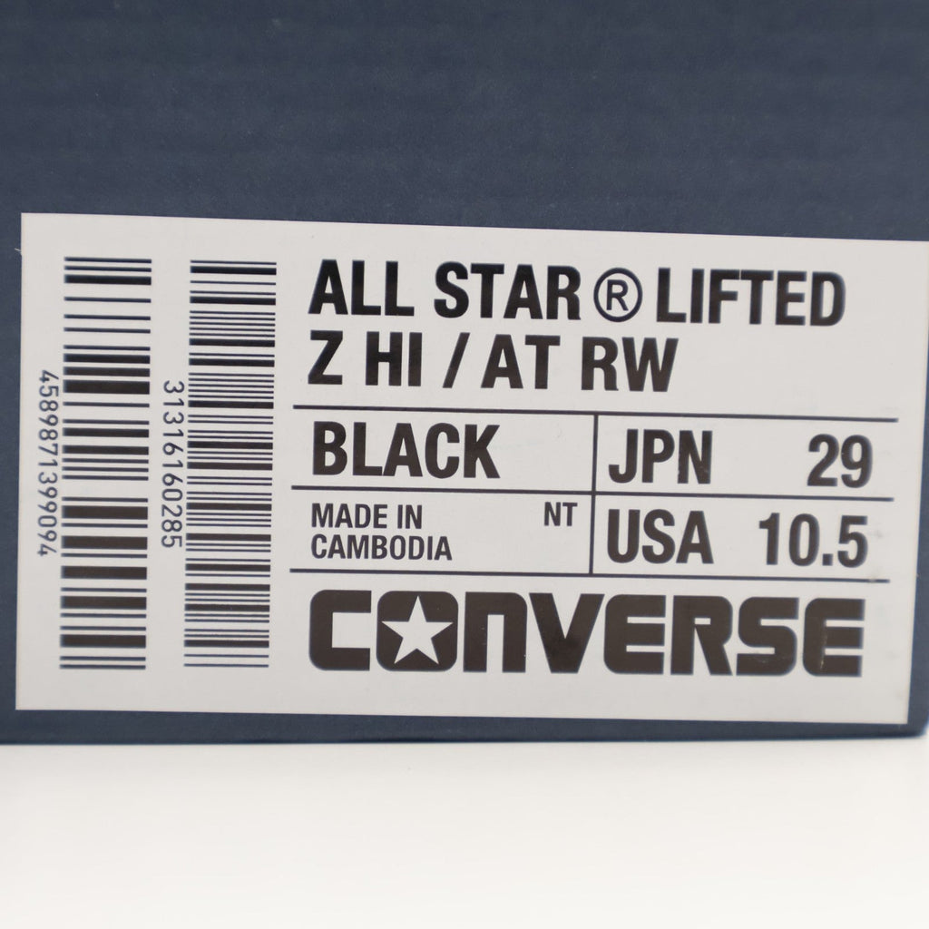 31316160 RADWIMPS atmos Converse All Star Lifted Z Hi AT RW Black (Men's)