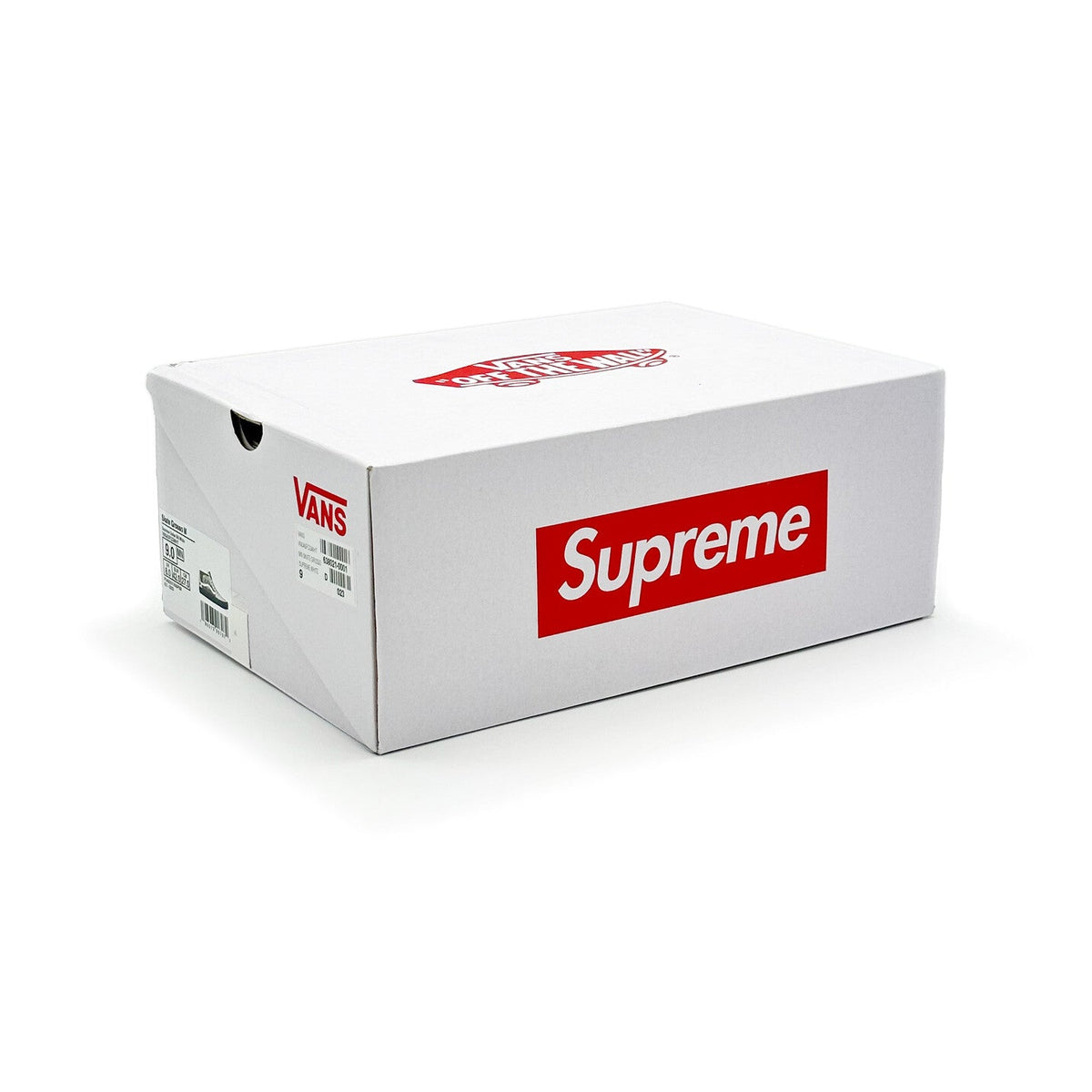 SUP-VANS-23SS-SGM-W Supreme Ã Vans Doller Skate Grosso Mid White