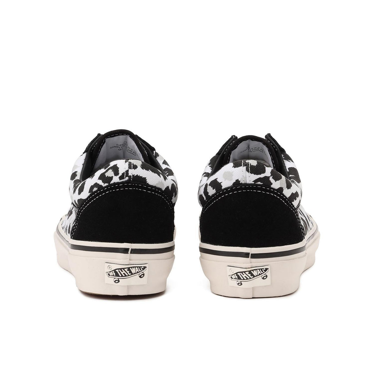 VN000D56BA2 Vans Premium Old Skool Leopard Black White (Men's)