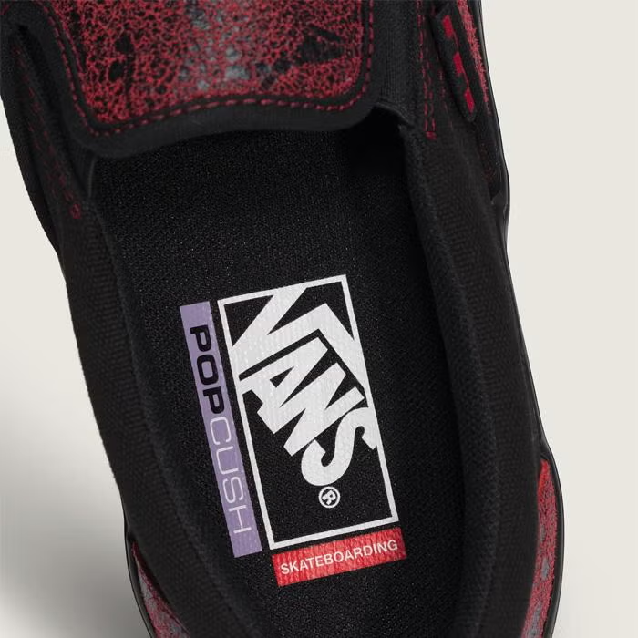 VN0A5FCAY25 Vans Skate Slip-On "Red/Black" (Men's)