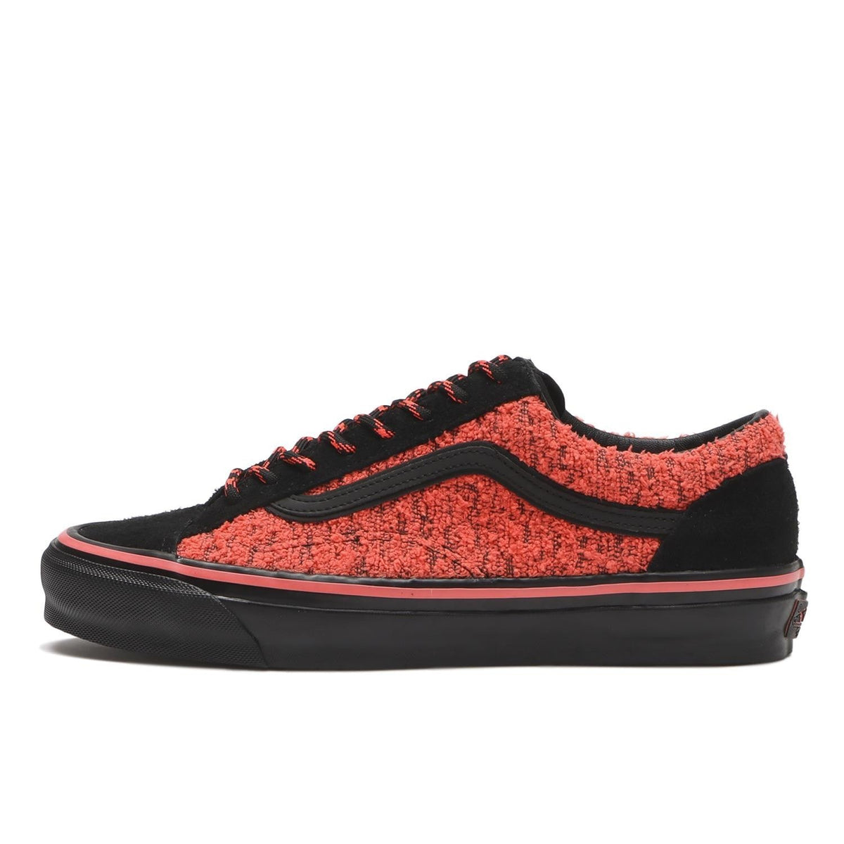 VN000EK7GP4 Vans Premium Old Skool 36 Jacquard Knit Black Fiery Coral (Men's)
