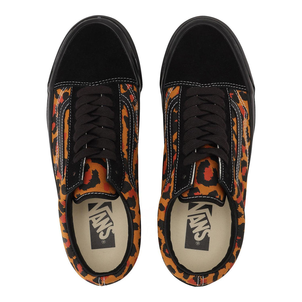 VN000D56BKA Vans Premium Old Skool Leopard Black Black (Men's)