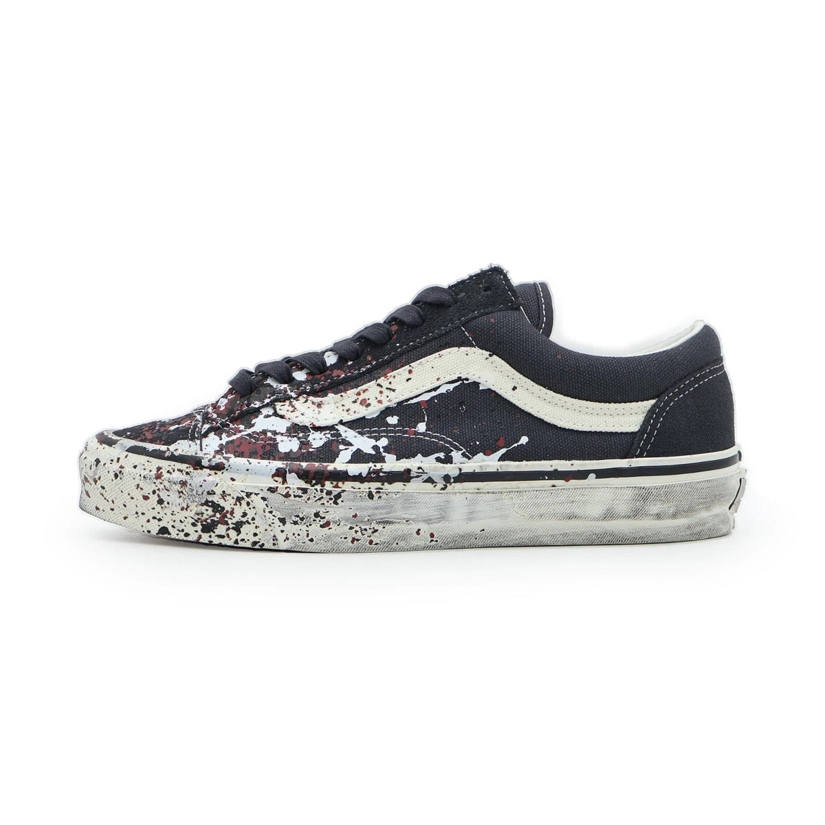 VN000D9RH91 VANS PREMIUM OLD SKOOL 36âPAINT SPLATTER CHARCOAL GREYâ