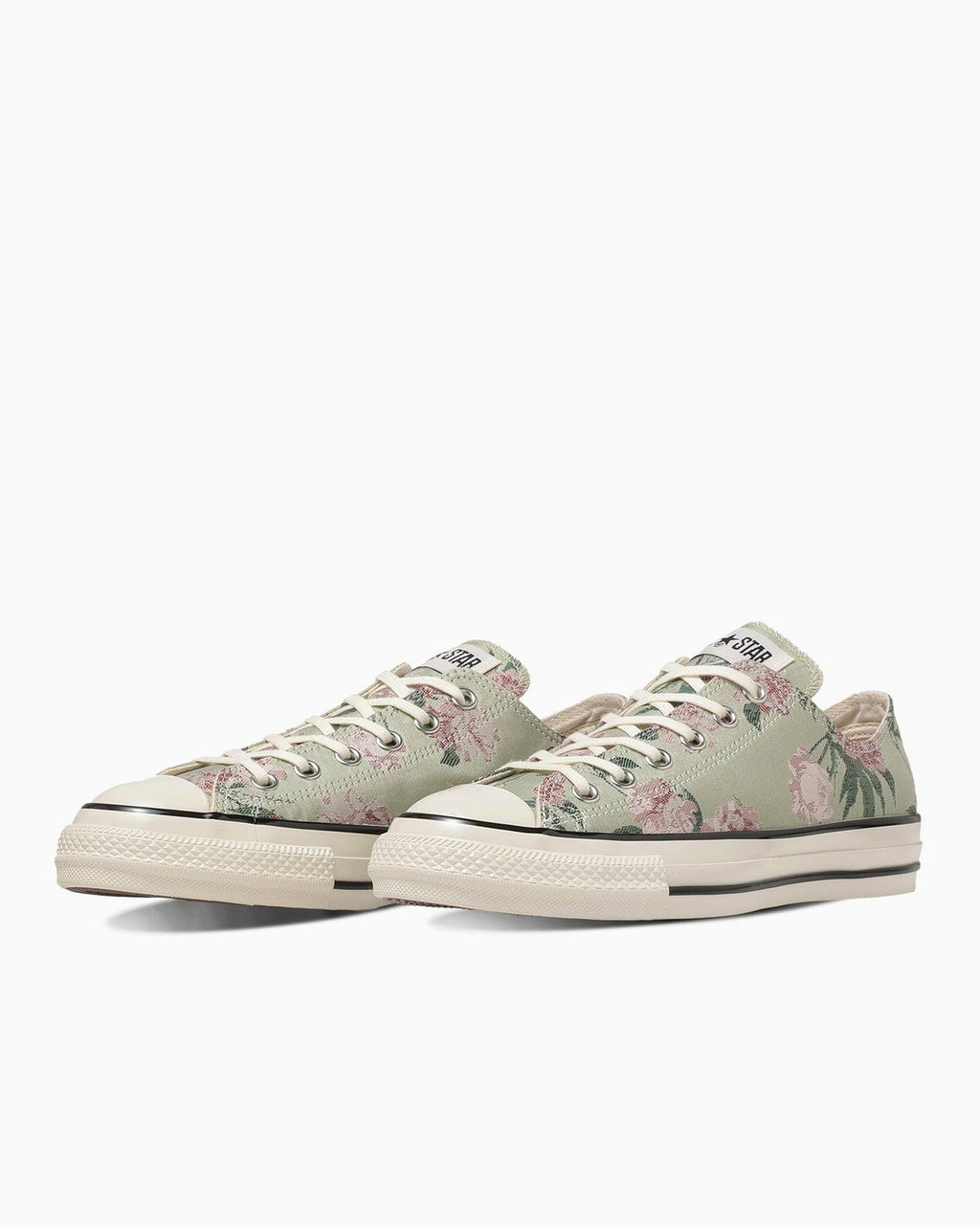 31318091 Converse All Star Aged FJ OX Smoky GreenClassic Pink (Men's)