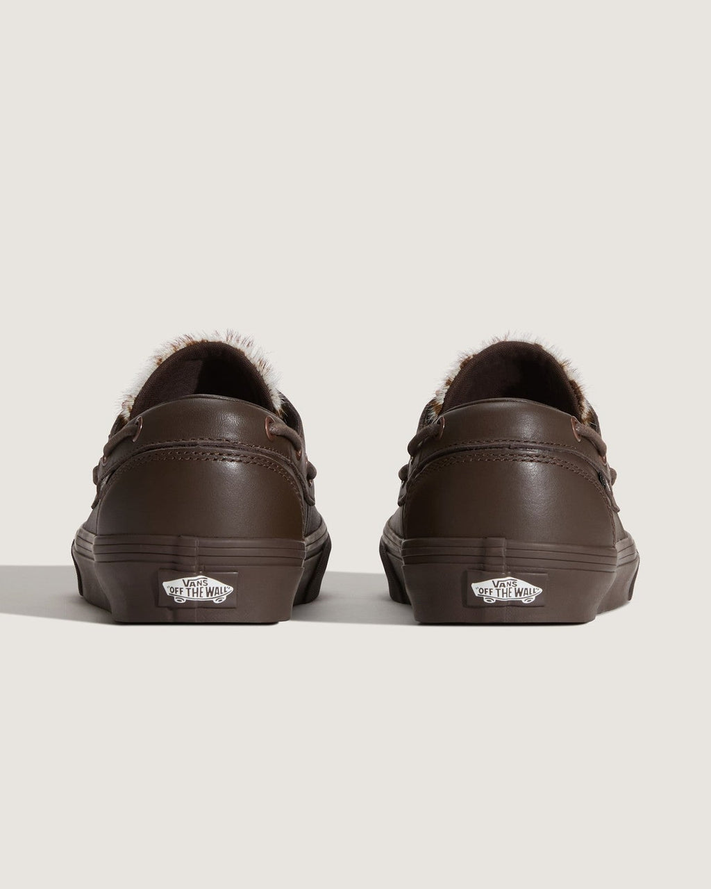 VN000Z96DRB VN000Z96DRB Vans 2 Eyelet Boat Shoe Pony Hair Dark Brown (Men's)
