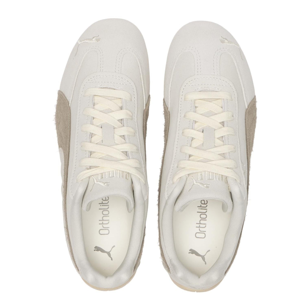 403619-01 Puma Speedcat Elevated Warm White Ice Coffee (Women's)