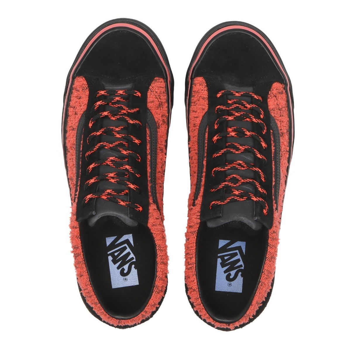 VN000EK7GP4 Vans Premium Old Skool 36 Jacquard Knit Black Fiery Coral (Men's)