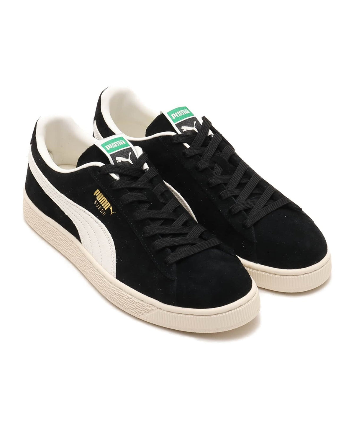 403700-01 Puma Suede Charles F Stead 1 Puma Black Puma White (Men's)
