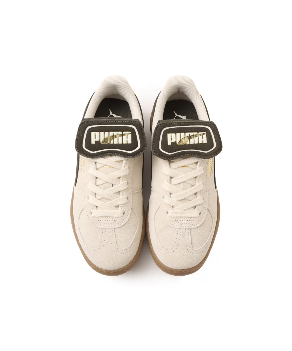 402350-04 PUMA PALERMO PREMIUM SUEDE ALPINE SNOW-DARK OLIVE-PUMA (Men's)