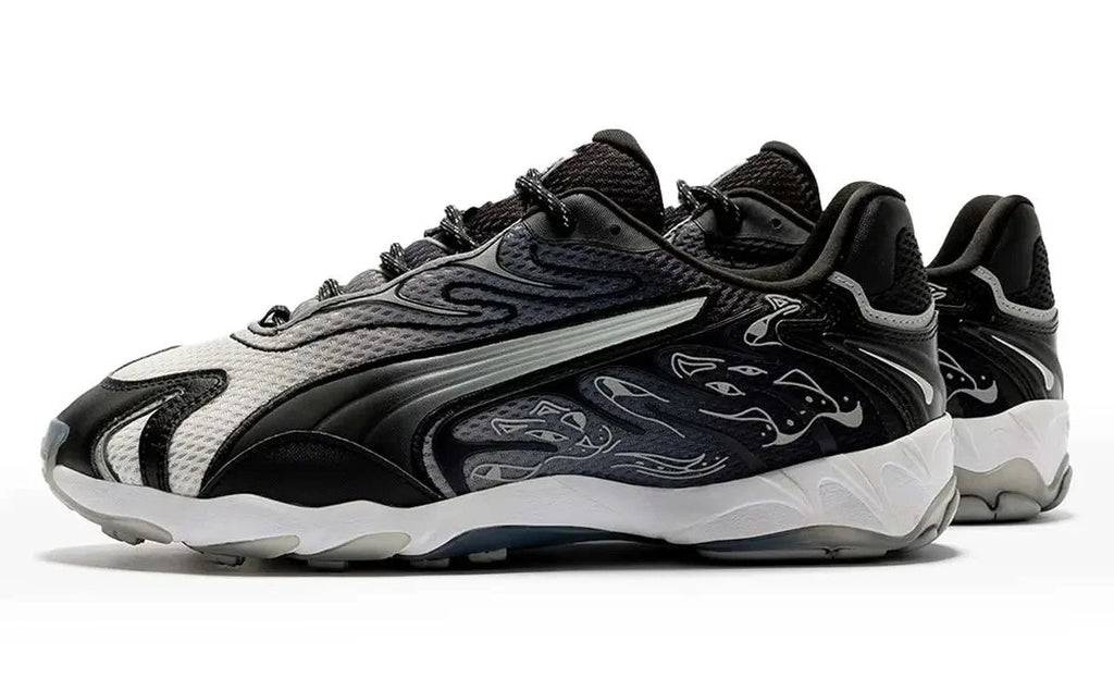 403648-01 RIPNDIP Puma Inhale PUMA Black PUMA Silver (Men's)