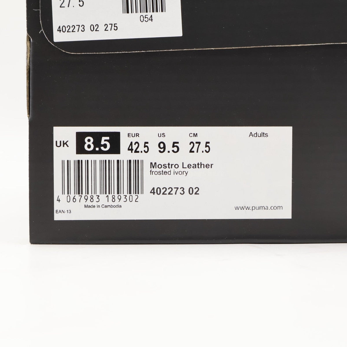 402273-02 Puma Mostro Frosted Ivory (Men's)