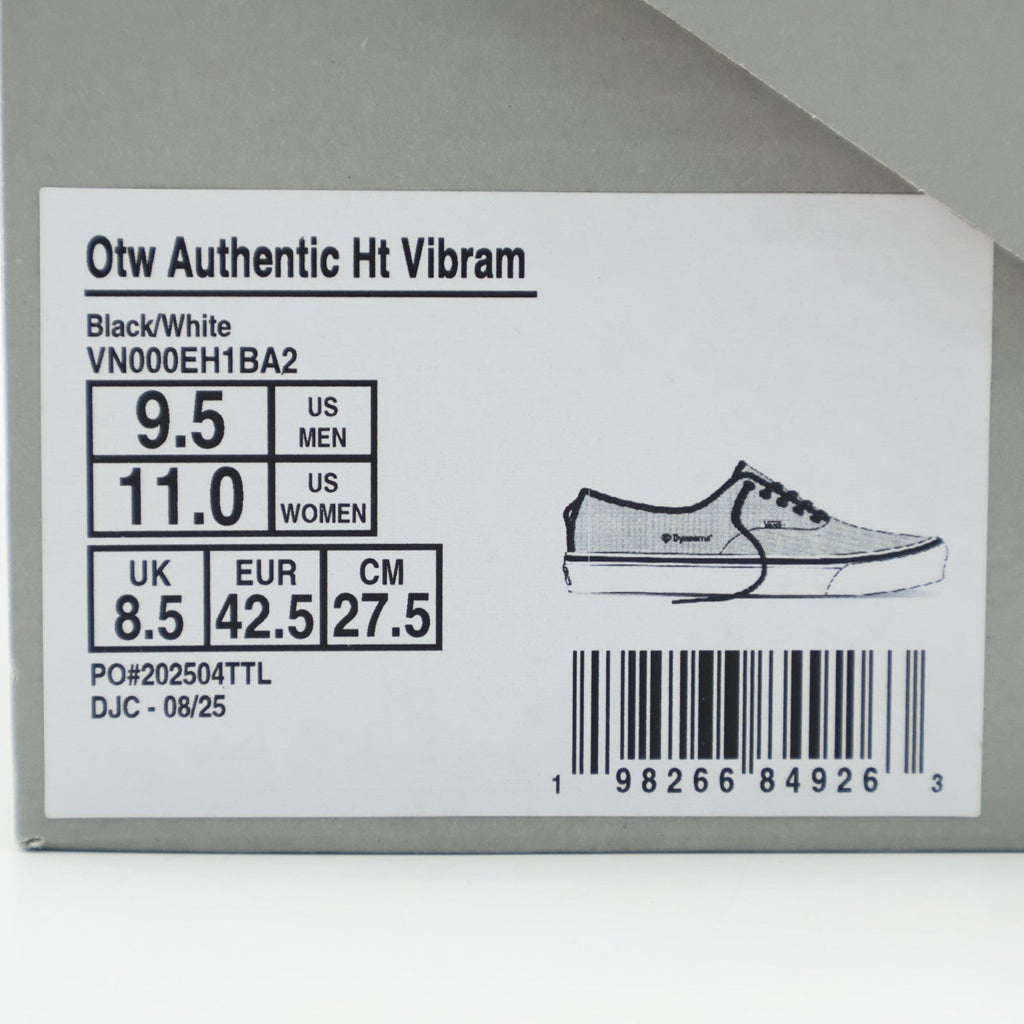 VN000EH1BA2 OTW by Vans Authentic 44 HT Vibram Black White (Men's)