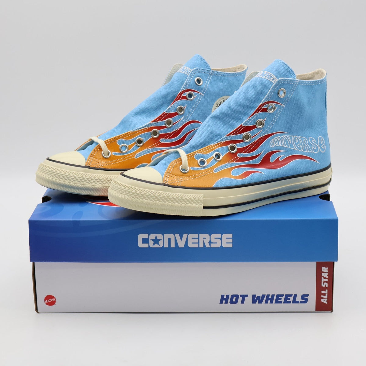 31314050 Hot Wheels Converse All Star Aged FL Hi Sky Blue (Men's)