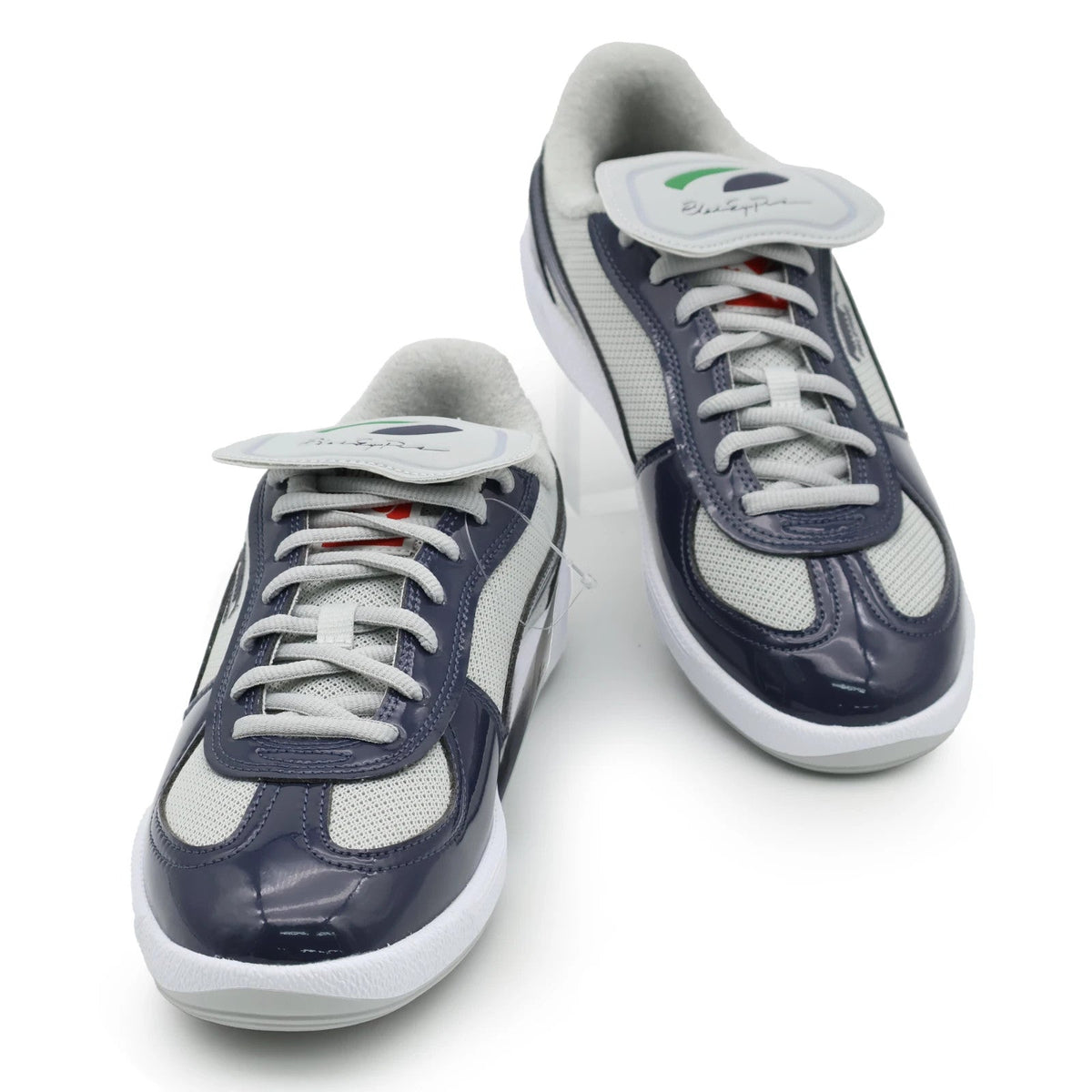 406042-01 BlackEyePatch Puma Cup Palermo Premium Cool Light Gray New Navy (Men's