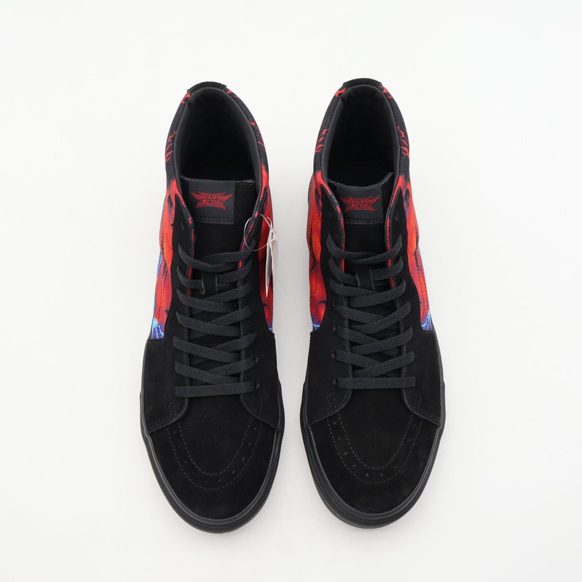 703001-0001 BABYMETAL Vans Sk8-Hi Black Red (V38CF BABYMETAL) (Men's)