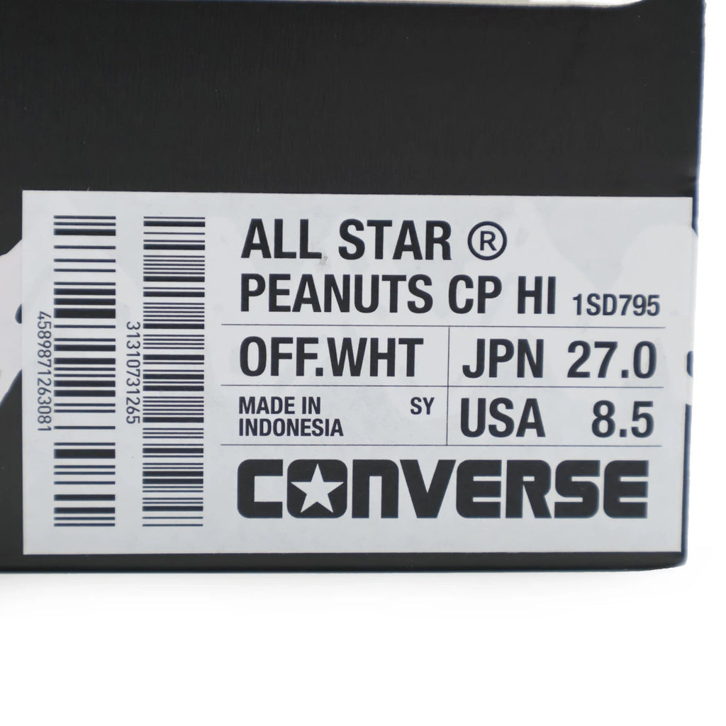 31310731 Peanuts Converse All Star CP HI Off White (Men's)