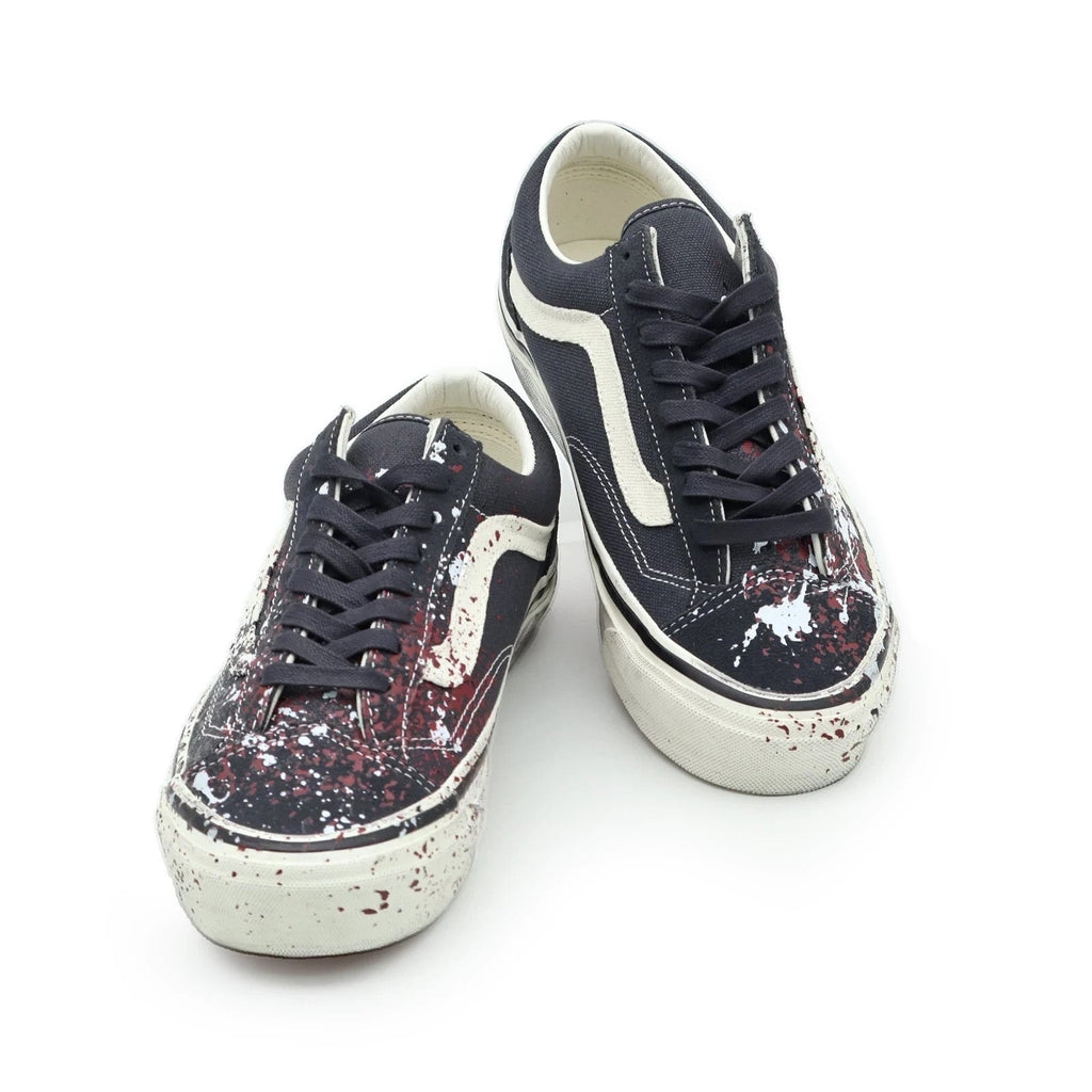 VN000D9RH91 VANS PREMIUM OLD SKOOL 36âPAINT SPLATTER CHARCOAL GREYâ