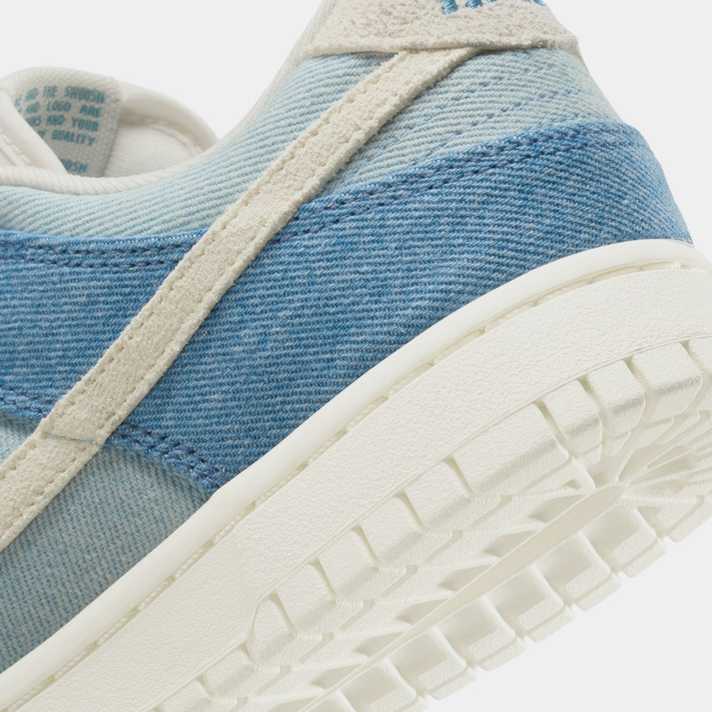 Dunk Low Womens Lifestyle Shoes (Smokey Blue/Pale Ivory/Denim Turquoise/Ochre)