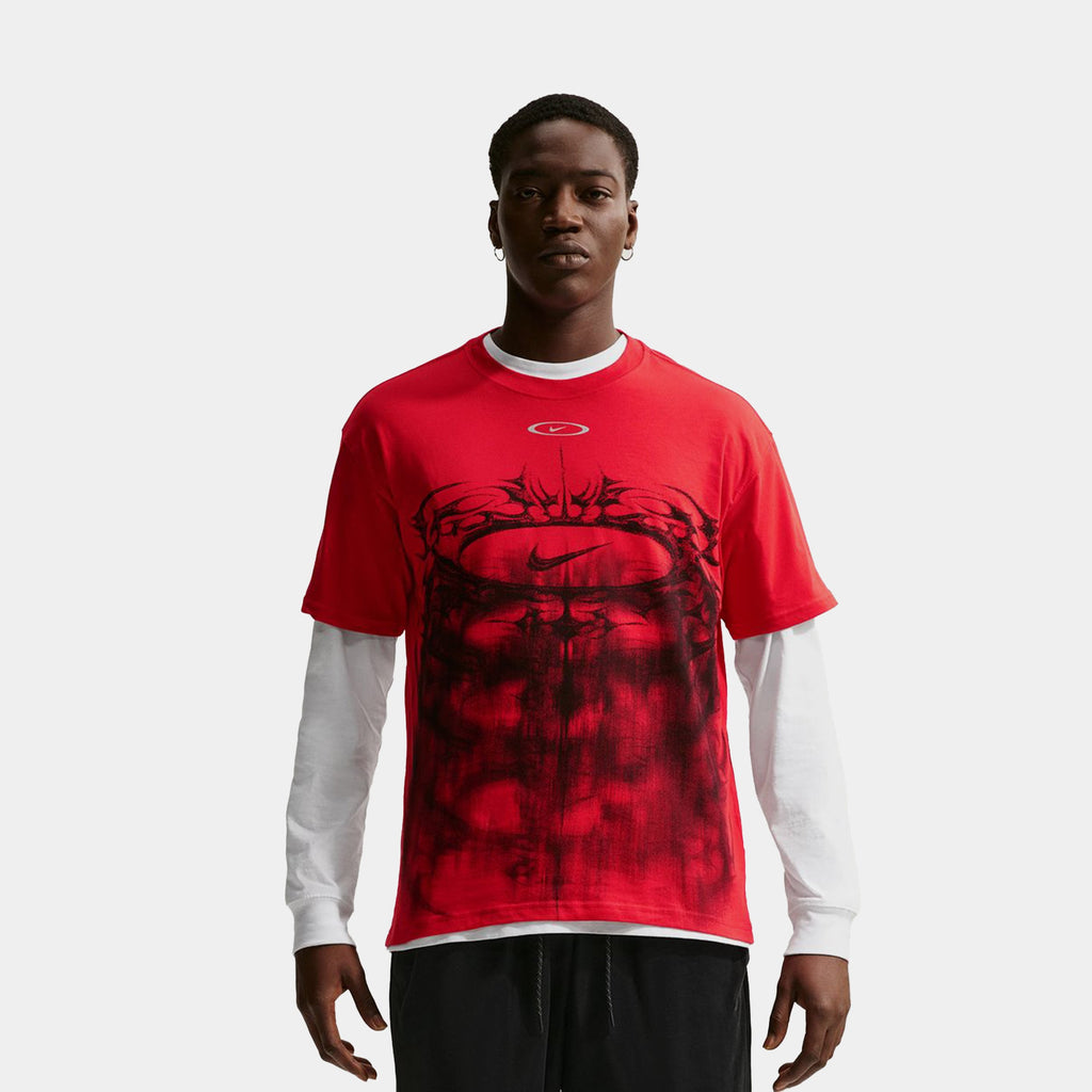 NSW Max 90 Mens Short Sleeve Shirt (University Red)