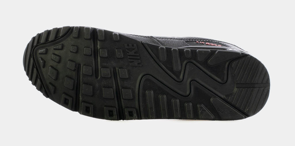 Air Max 90 Mens Lifestyle Shoes (Black/Sport Red/White)