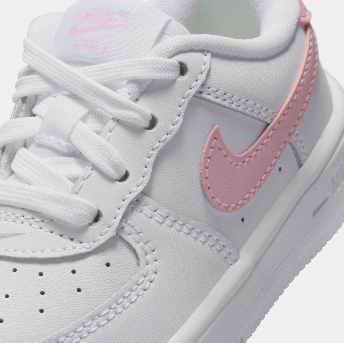 Air Force 1 Low Infant Toddler Lifestyle Shoes (White/Medium Soft Pink/White)