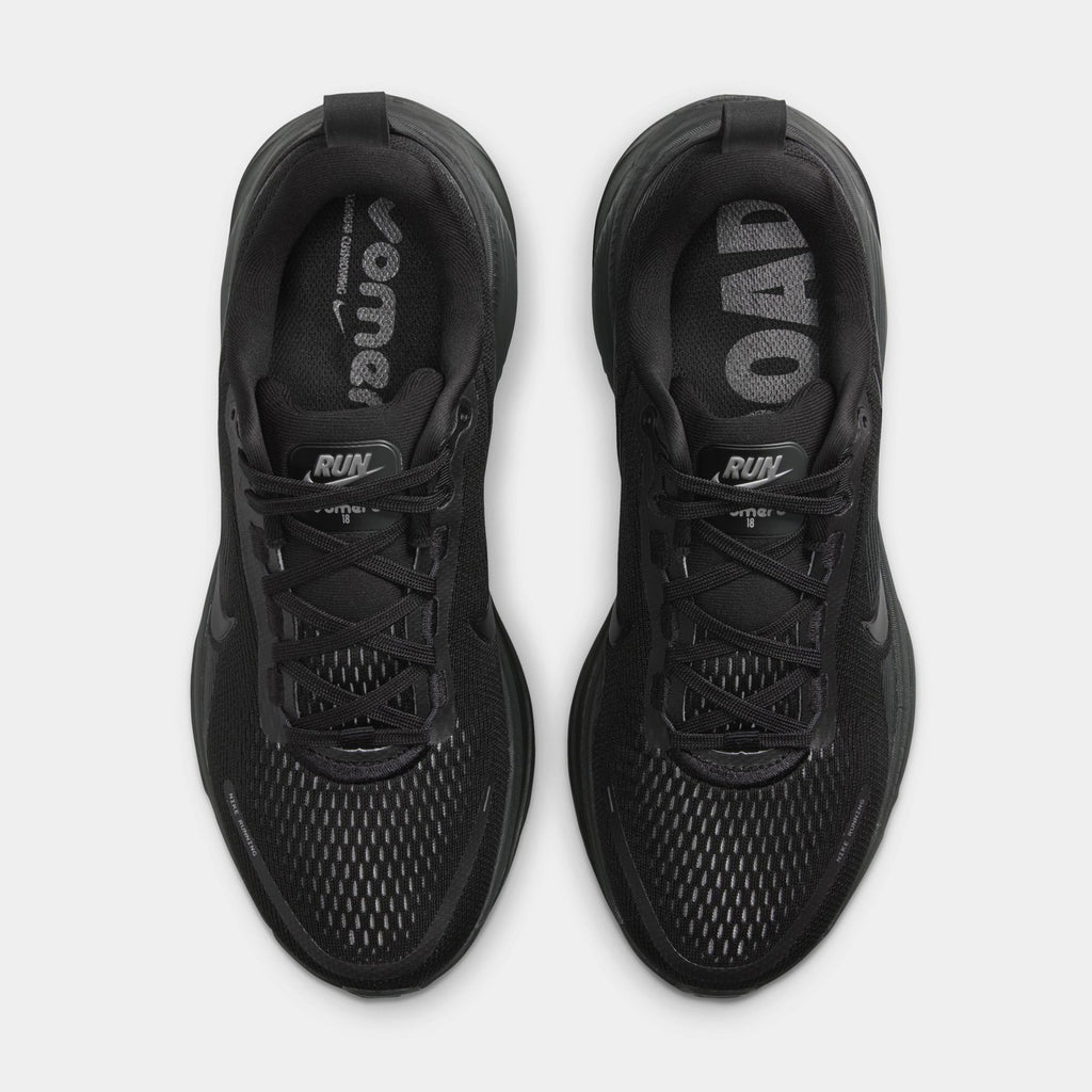 Vomero 18 Womens Running Shoes (Black/Black/Dark Smoke Grey/Light Smoke Grey)