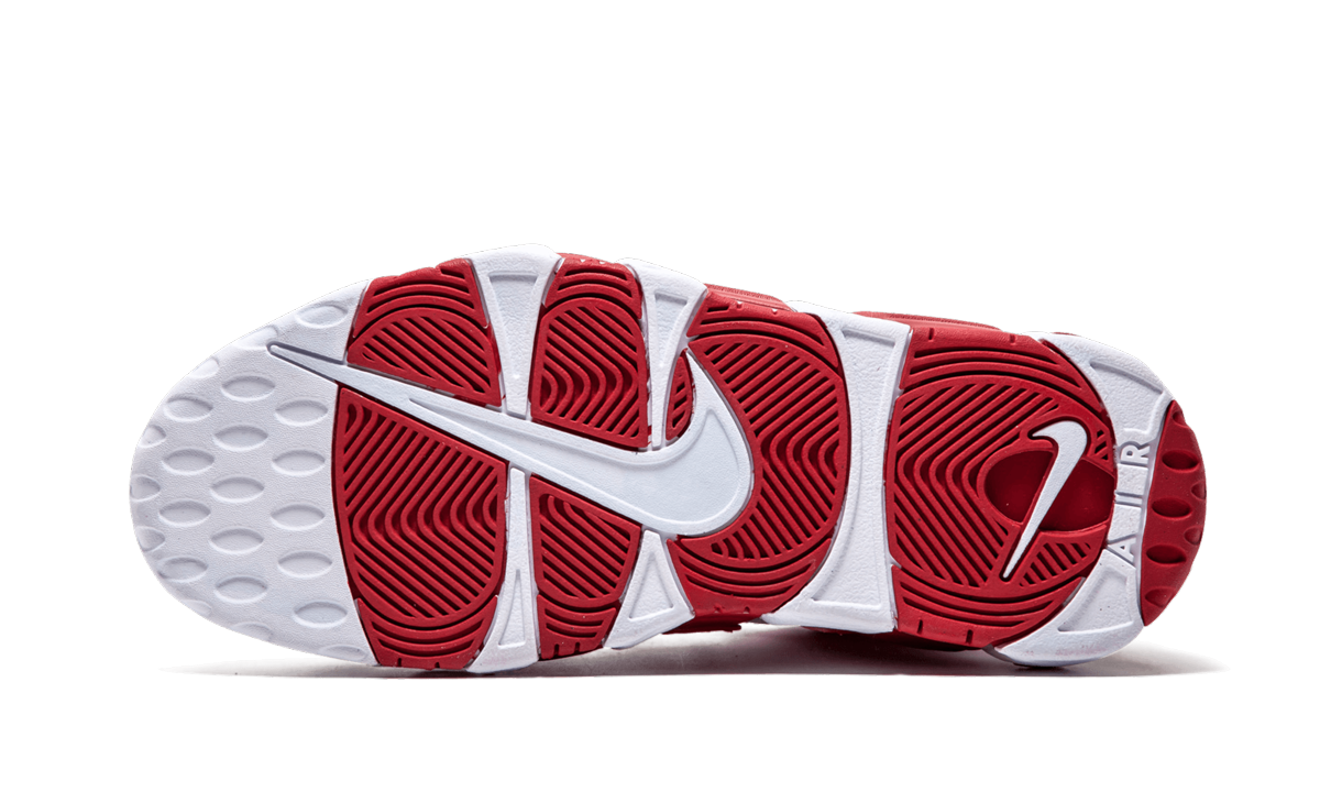 Air More Uptempo "White Red" 414962 100