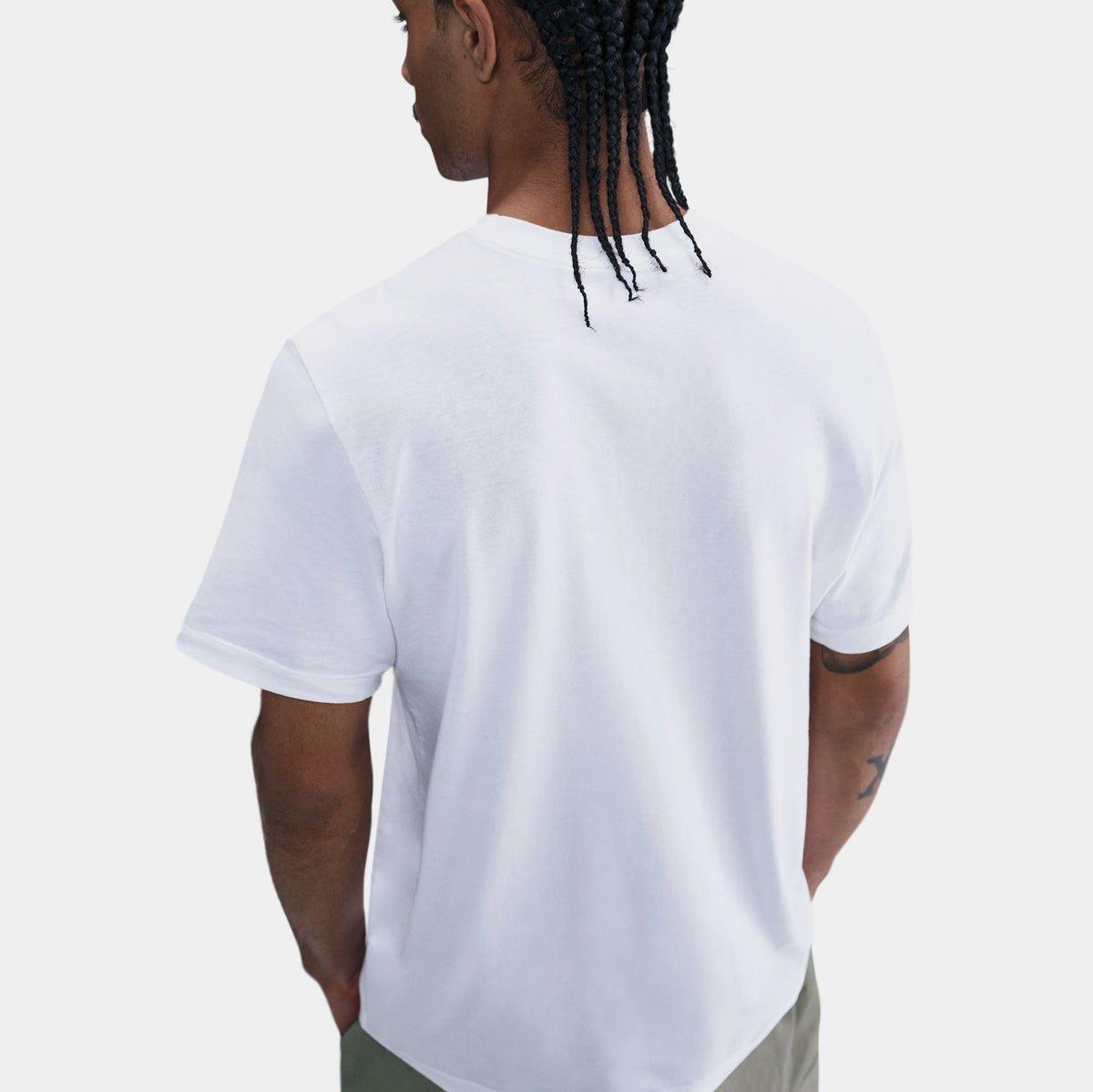 NSW Los Angeles Graphic Mens Short Sleeve Shirt (White/Black)