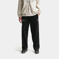 Air Open Hem Fleece Mens Pants (Black/White)