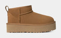 Classic Ultra Mini Platform Grade School Boots (Chestnut)
