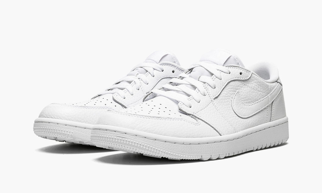 Air Jordan 1 Low Golf Triple White Sneakers - Retro Runner