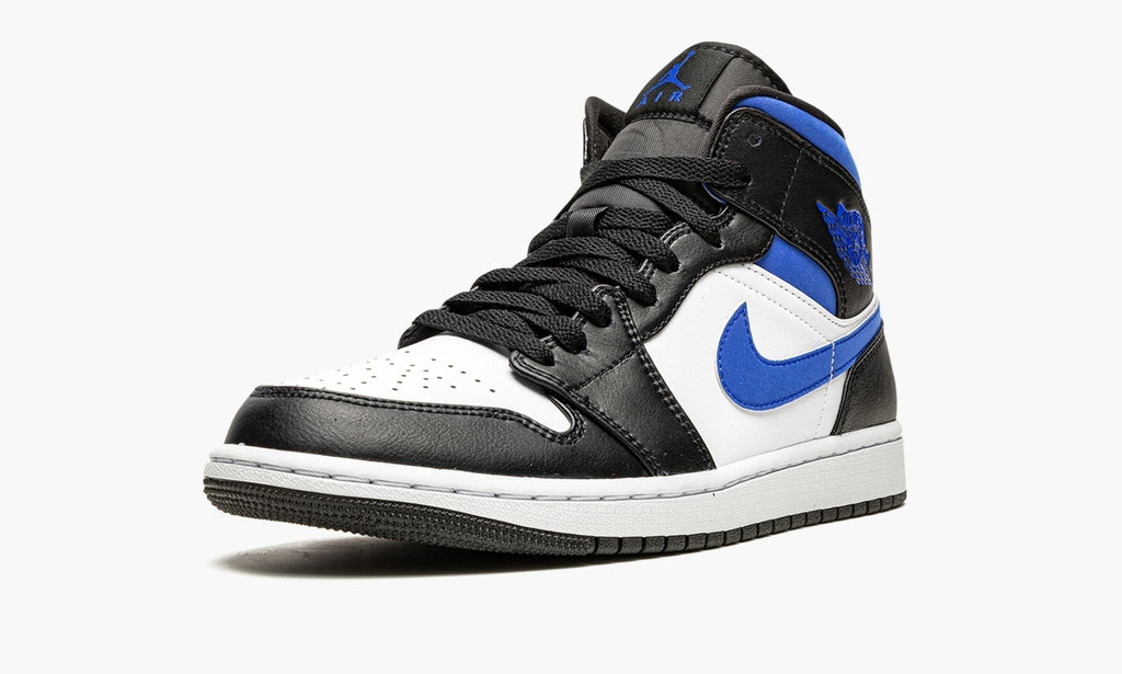 Air Jordan 1 Mid “Racer Blue / Black / White” Sneakers - Hall of Fame