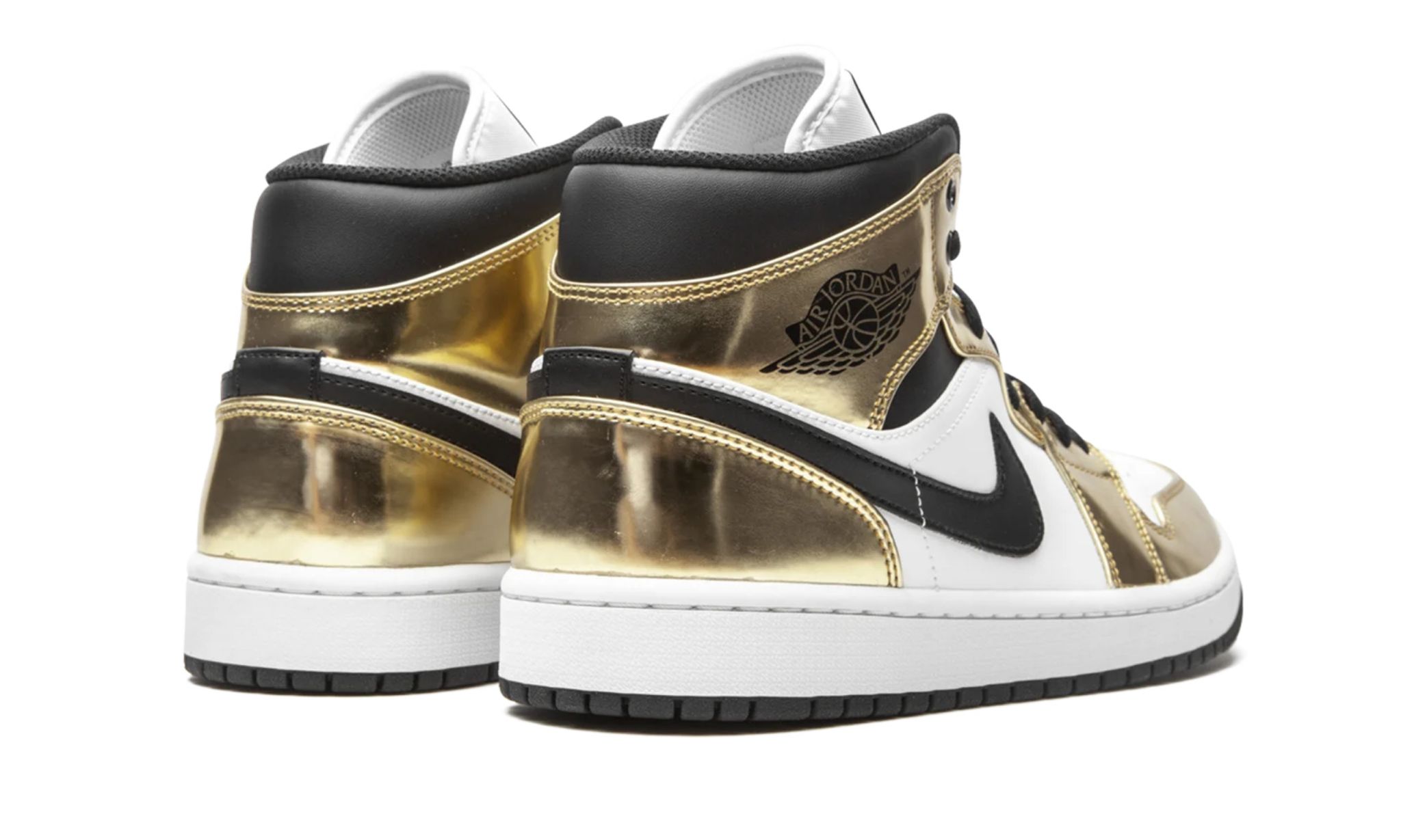 Air Jordan 1 Mid SE “Metallic Gold” Sneakers - Collaboration Release