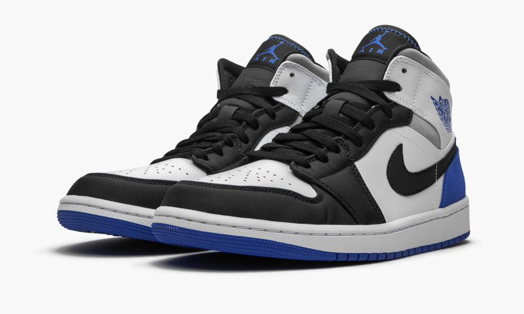 Air Jordan 1 Mid SE Game Royal Black Toe Sneakers - Court Classic