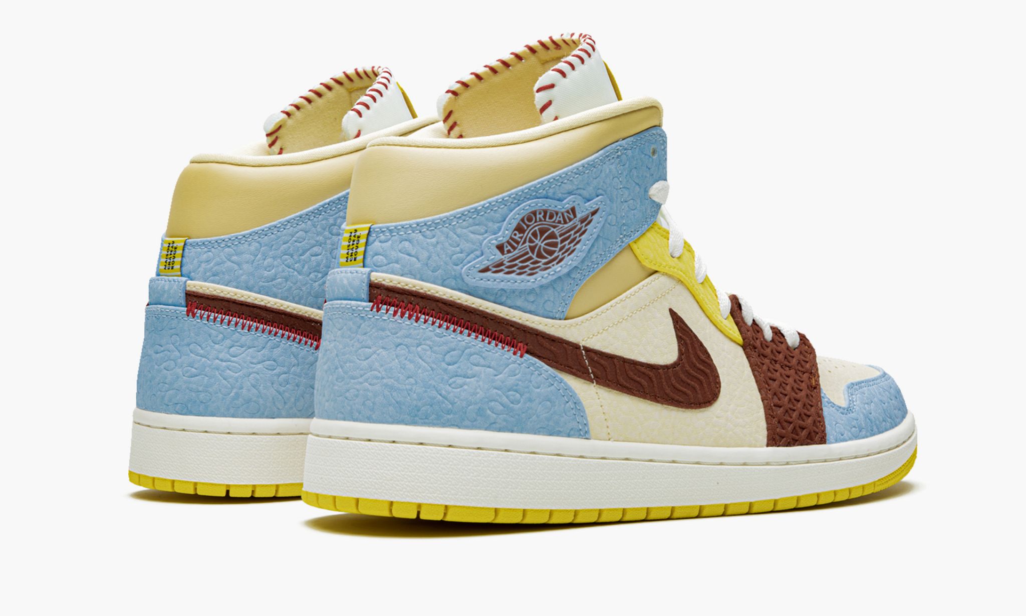 Air Jordan 1 Mid SE Maison Chateau Rouge Fearless Sneakers - Modern Classic